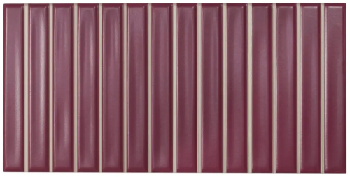 Керамическая плитка WOW Sweet Bars 128696 Berry Matt 12,5х25