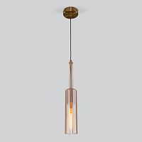 Подвесной светильник Eurosvet 50226/1 янтарный фото