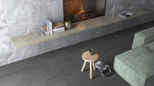 Глазурованный керамогранит YURTBAY Tierra Mat Black P10872.6 60х120 фото 2