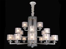 Подвесная люстра Newport 4412+6+3/C chrome фото