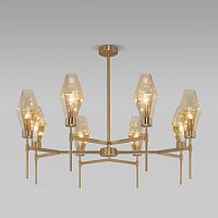 Люстра на штанге Eurosvet 60143/8 латунь фото
