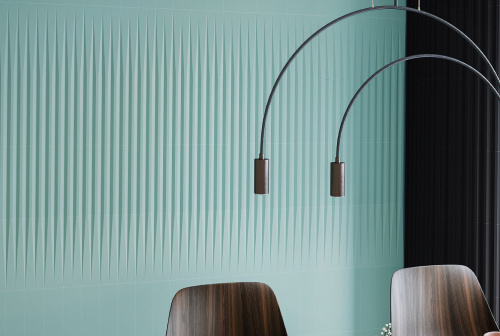 Керамическая плитка WOW Stripes 123811 Transition Teal 7,5х30 фото 2