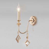 Бра Eurosvet 10120/1 золото/тонированный хрусталь Strotskis (10110/1) фото