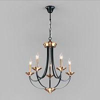 Подвесная люстра Eurosvet 60098/5 черный фото