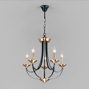 Подвесная люстра Eurosvet 60098/5 черный фото