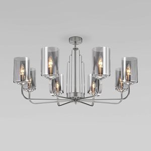 Люстра на штанге Eurosvet 60138/8 сатин-никель фото