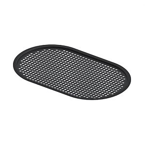 Artceram Fuori Scala Полка сетчатая, овальная, для консоли ACA055, цвет: черный матовый фото