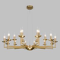 Подвесная люстра Eurosvet 60150/18 латунь фото