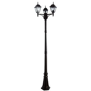 Садово-парковый светильник ARTE Lamp A1017PA-3BK фото