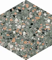 DNA Керамогранит 123384 Terrazzo Teal 32x36.8 фото