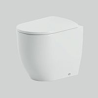 Artceram Monet Унитаз напольный 36х52см,, приставной Rimless, цвет: белый глянцевый фото