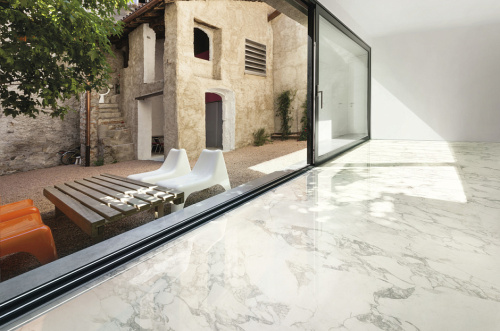 Керамогранит Ariostea Marmi Classici PL612527 Bianco Calacata Luc 120x60 фото 2