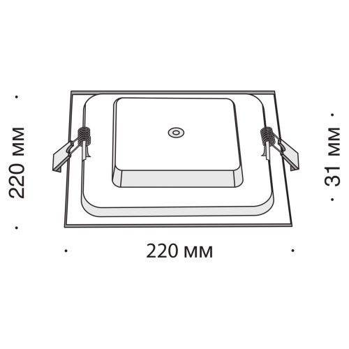 Встраиваемый светильник Maytoni Technical DL022-6-L18W фото 3