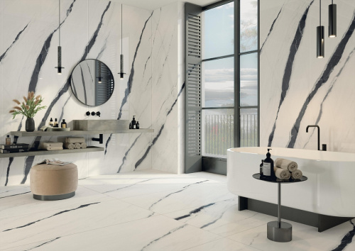 Керамогранит 610010002709 Forte dei Marmi Panda White Rett 80x160 фото 2