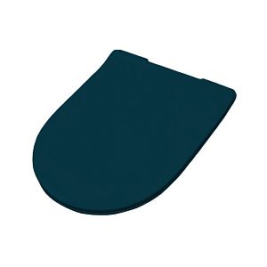 Artceram FILE 2,0 Крышка с сиденьем Slim для унитаза, механизм soft-close, цвет: petrolio/хром фото