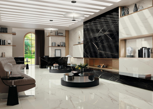Керамогранит 610015000613 Empire Calacatta Diamond Rett Lapp 60x120 фото 2
