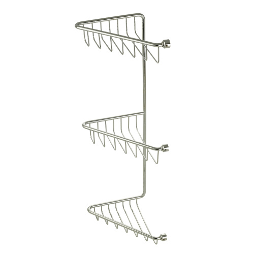 Решетка угловая Migliore Complementi тройная L16xP16xH50 см, хром 22043