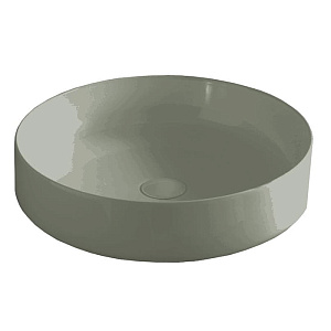 ArtCeram Cognac Раковина 48 см, без отв,, накладная, без слив-перелива, цвет: grigio oliva фото