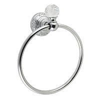 Кольцо Migliore Cristalia, хром/Swarovski 16805 фото