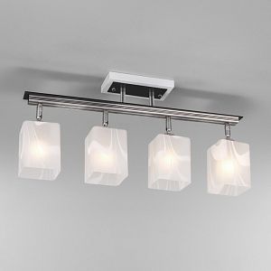 Люстра на штанге Eurosvet 3525/4 алюминий фото