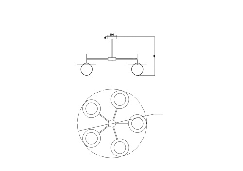 Подвесной светильник Freya FR5202PL-05BS фото 3