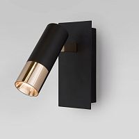 Спот Eurosvet 20142/1 LED черный/золото фото