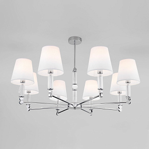 Люстра на штанге Eurosvet 60145/8 хром фото