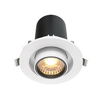 Встраиваемый светильник Maytoni Technical DL045-01-10W3K-W фото