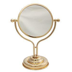 Зеркало Migliore Mirella оптическое настольное D18 см (2X), золото 17321 фото
