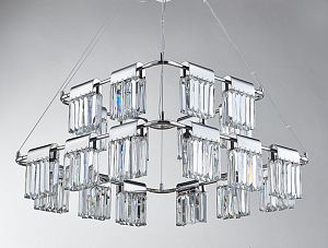 Подвесная люстра Newport 4212+8/C chrome фото
