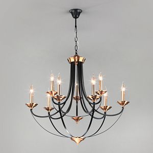 Подвесная люстра Eurosvet 60098/9 черный фото