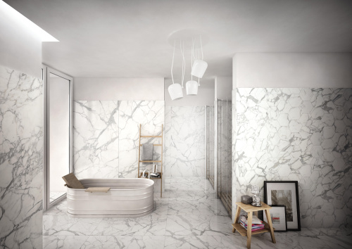Керамогранит Keope Elements Lux A2N1 Calacatta Lap 120х278 фото 2
