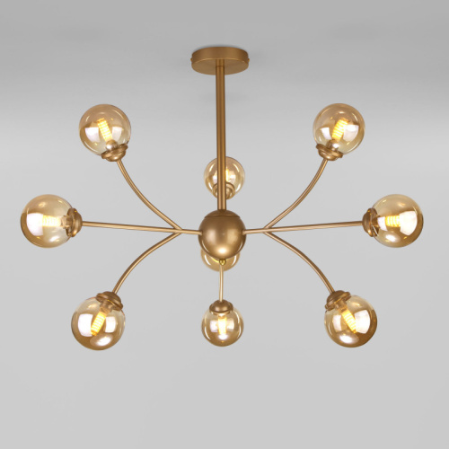 Люстра на штанге Eurosvet 30179 матовое золото