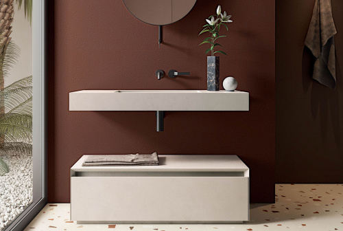 Керамогранит Italgraniti NU05BAC Nuances Avorio Coccio SQ. 120x60 фото 2