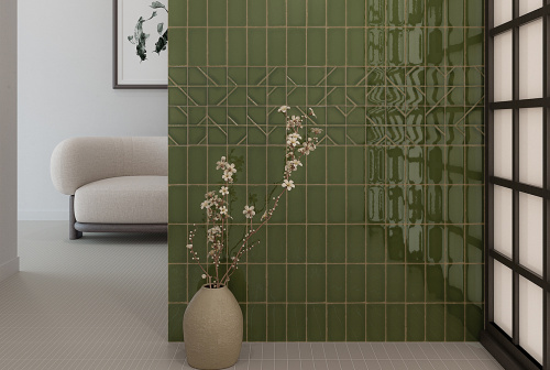 Керамическая плитка WOW Yoko 134624 Moss 6,2х12,5 фото 2
