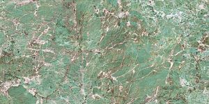Глазурованный керамогранит Casalgrande Padana Marmoker 12560219 Caribbean Green Lucido 120x240 фото