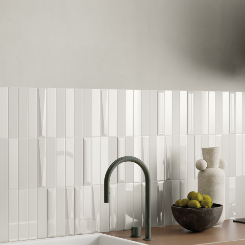 Керамическая плитка Ava Ceramica 192081 Up Lingotto White Matte 25x5 фото 2