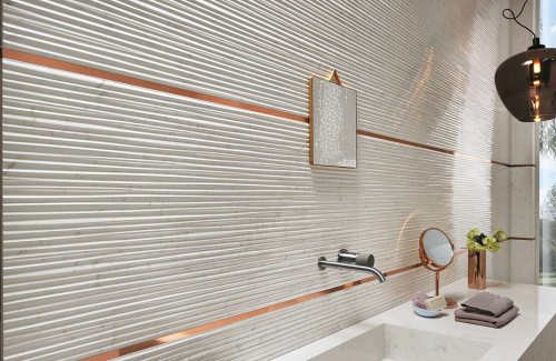 Плитка fNDY Roma Diamond Line Statuario Brillante 25x75 фото 2