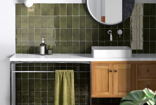 Керамическая плитка Equipe Manacor 26928 Basil Green 6.5x40 фото 2