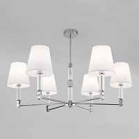 Люстра на штанге Eurosvet 60145/6 хром фото