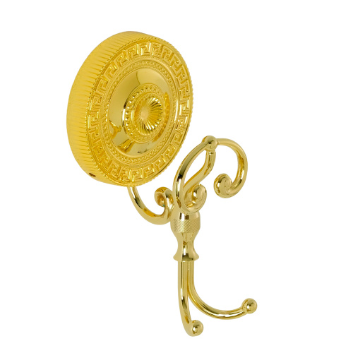 Крючок Migliore Montecarlo двойной с завитком, золото 31534