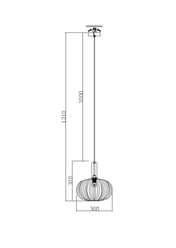 Подвесной светильник Freya FR8012PL-01GN фото 6
