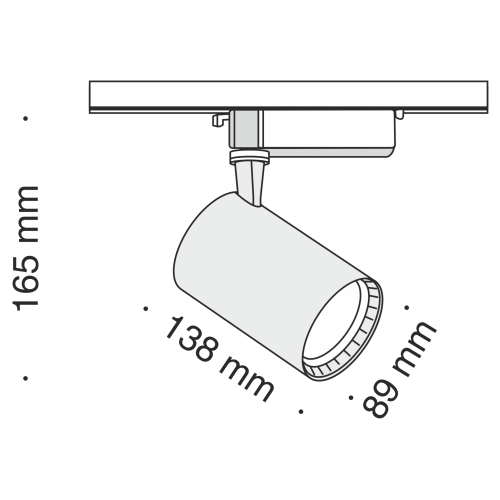 Трековый светильник Maytoni Technical TR003-1-17W3K-B фото 4