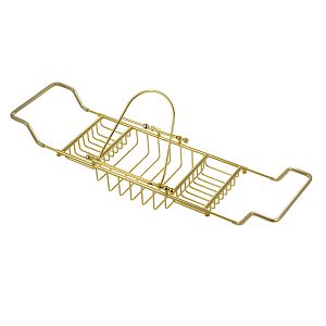 Полка-решетка Migliore Complementi на ванну с подставкой для книг, золото 22006 фото