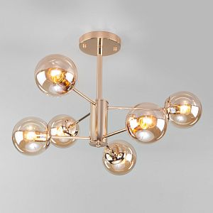 Люстра на штанге Eurosvet 30166/6 золото фото