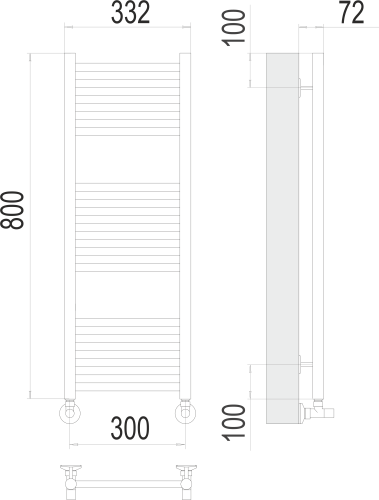 Аврора П16 300х800 фото 2