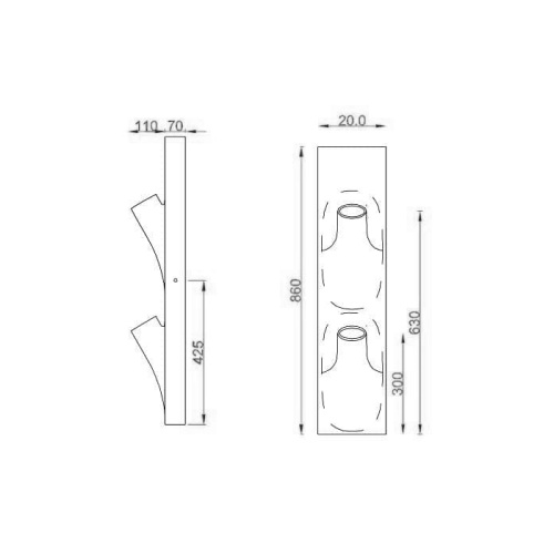 Artceram Sotto Up Панель для аксессуаров, керамическая, подвесная, цвет: белый фото 3