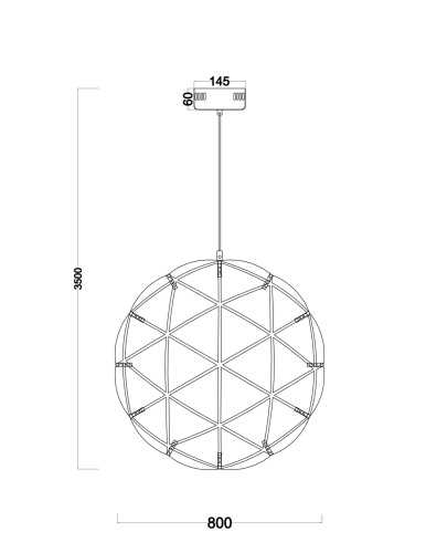 Подвесной светильник Freya FR5099PL-L52CH фото 6