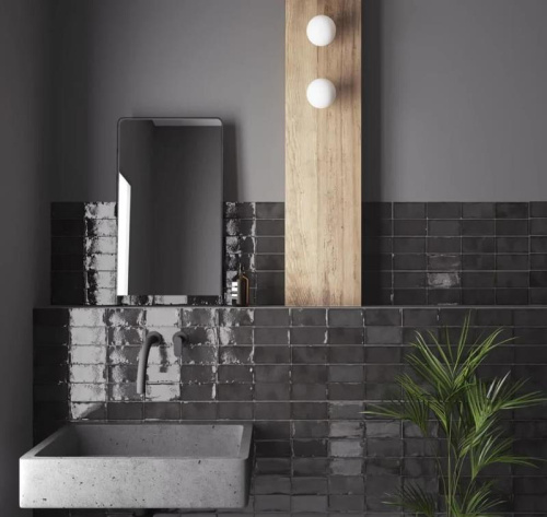 Керамическая плитка EQUIPE Altea 27615 Black 7,5х15 фото 2