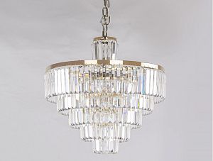 Каскадная люстра Newport 31114/S gold фото